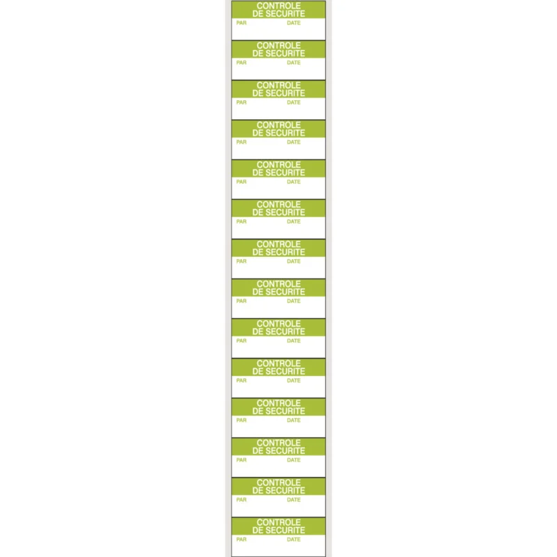 Beperkte Voorraad Logistiek labels - WO F CONTR. DE SECUR. 38X16MM B-500