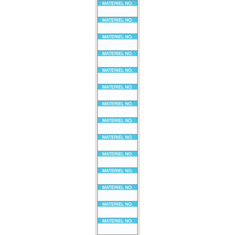 Populair Logistiek labels - WO-F-MATERIEL NO.-38X16-B0500