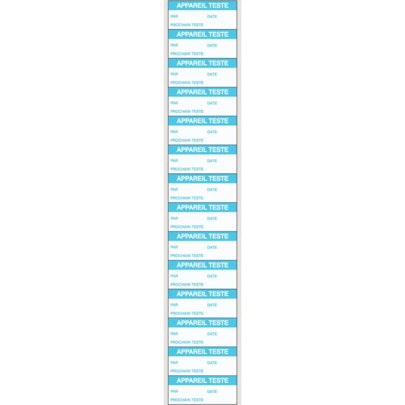 Shop Nu Logistiek labels - WO F APPAREIL TESTE 38X16MM B-500