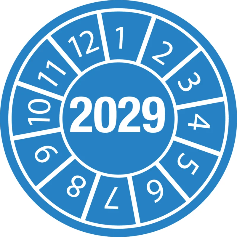 Actieprijs Logistiek labels - DATE INSPECTION LABELS 29 Dia 25 B-7541