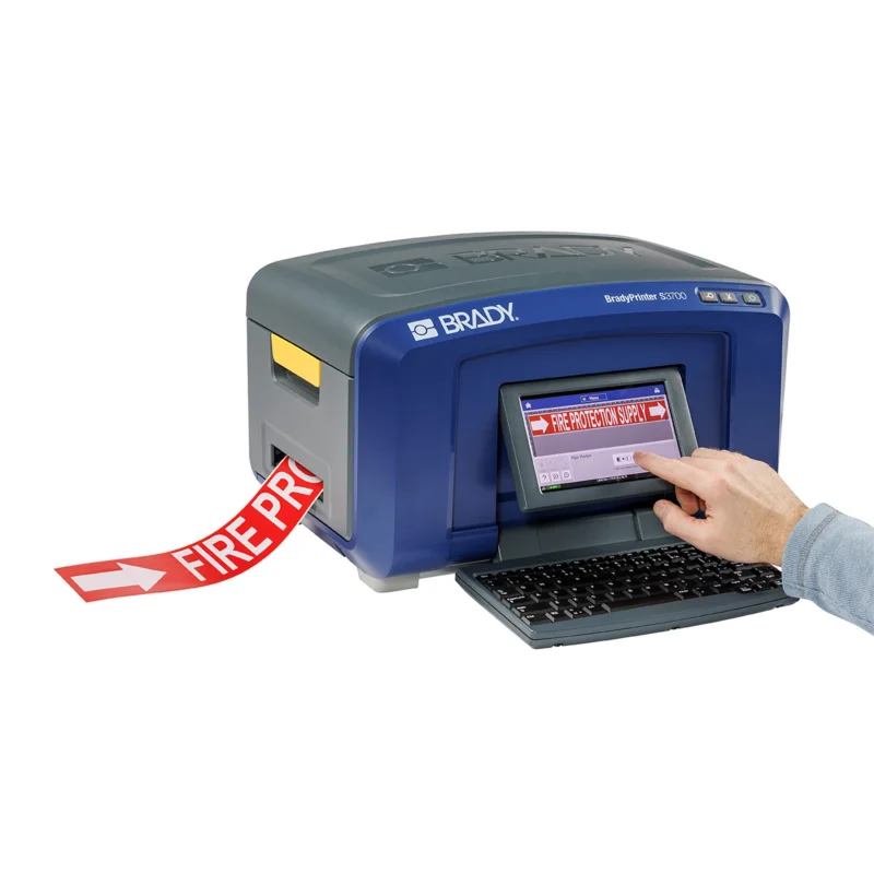 Betaalbaar Brady - Desktop printer - S3700 Multicolour & Cut pictogram- en labelprinter met AZERTY-toetsenbord, wifi en Bluetooth - S3700-WB-AZERTY - 176429 - 87176429