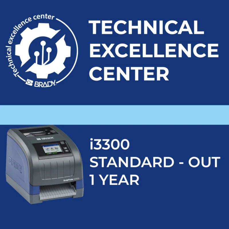 Speciale Aanbieding Brady - Service contracten - Servicecontract i3300 Standard Out 1 jaar - i3300-ST-Out-1Y - 321430 - 87321430