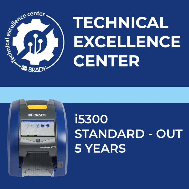 Actieprijs Brady - Software - Servicecontract i5300 Standard Out 5 jaar - i5300-ST-Out-5Y - 321484 - 87321484