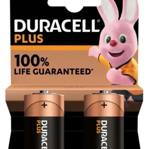 Duracell D cell MN1300 Plus LR20 (Blister à 2st)(verpakt per doos à 10 blisters = 20 batterijen) Hoge Kwaliteit