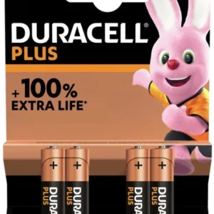 Bestseller Duracell AAA cell MN2400 Plus LR03 (Blister à 4st)(verpakt per doos à 10 blisters = 40 batterijen)