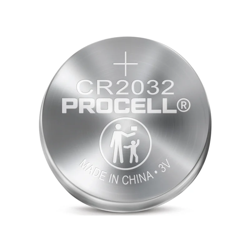 Procell Intense Lithium Coin CR 2032, 3V (Blister a 5st) - Verpakt per doos a 40 blisters = 200 batterijen Seizoensaanbieding