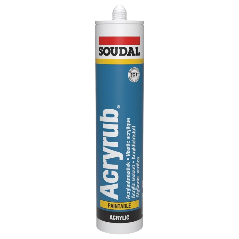 Koop Online Soudal Acryrub acrylkit wit of zwart