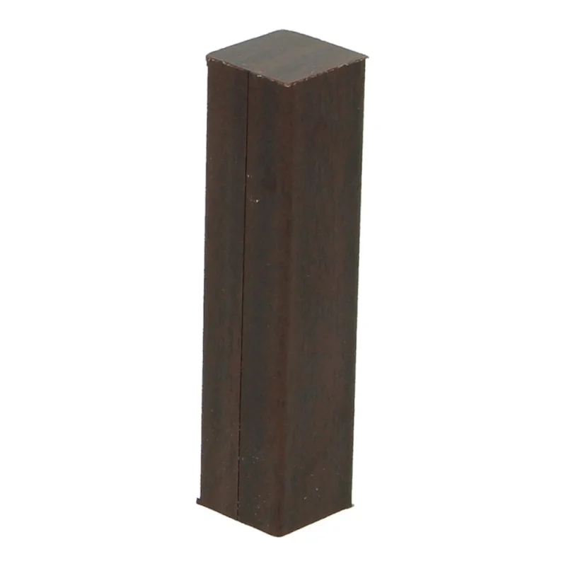 Tijdelijk Beschikbaar Plinten Hoeken Afwerken voor hoge plint palissander zwartvernist