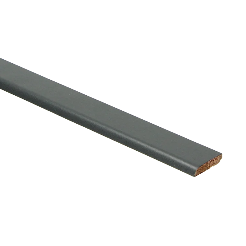 Betrouwbaar Antraciet RAL 7016 plakplint voor laminaat
