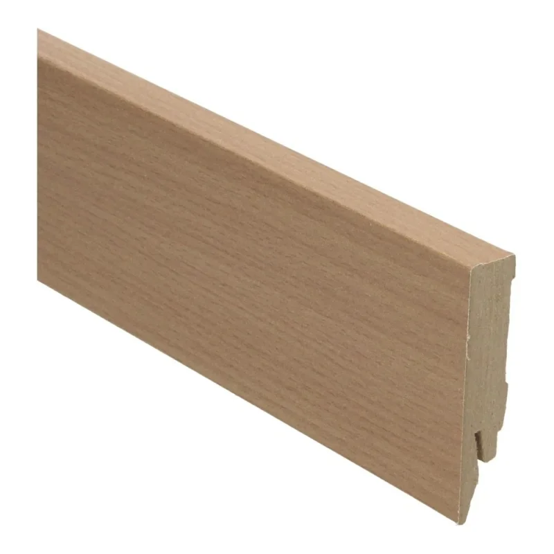 Snelle Levering beuken licht rechte hoge plint voor laminaat, pvc en parket