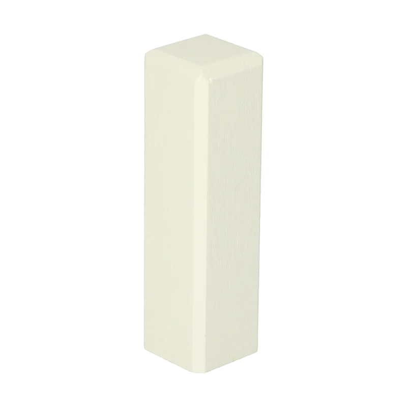 Buitenhoek plint 85x22 wit RAL 9010 Seizoensaanbieding