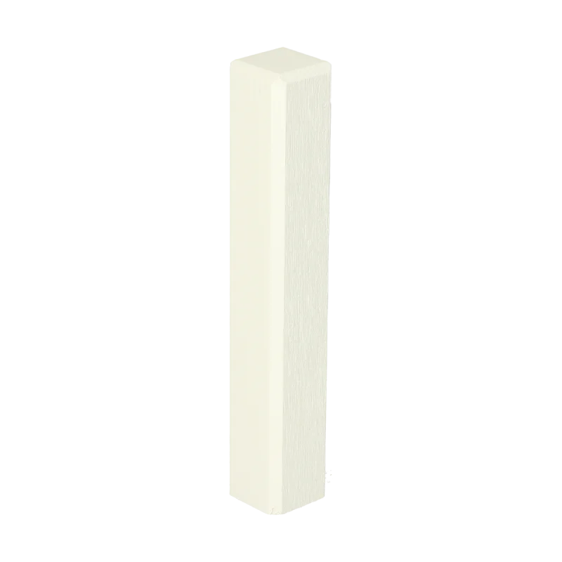 Tijdelijk Beschikbaar Buitenhoek plint 120x18 wit RAL 9016