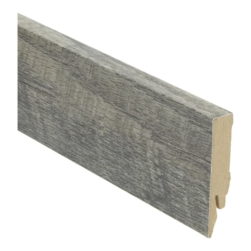 Castle Oak grey rechte hoge plint voor laminaat, pvc en parket Koop Vandaag