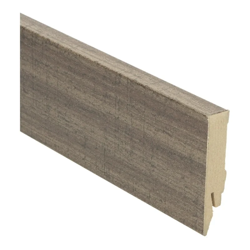 Direct Beschikbaar country eik witte rechte hoge plint voor laminaat, pvc en parket