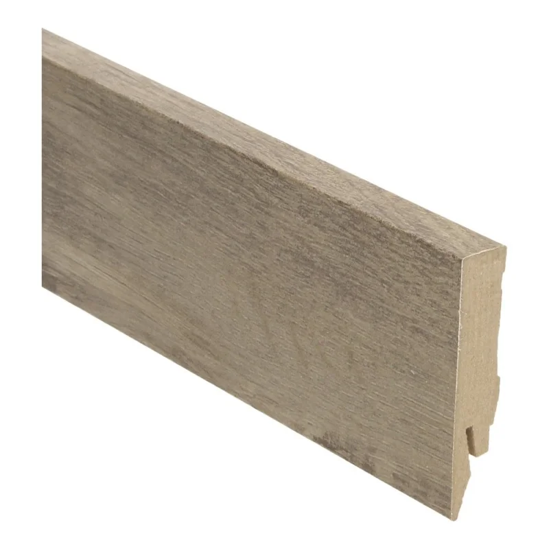 Voordeelprijs Country Oak green rechte hoge plint voor laminaat, pvc en parket