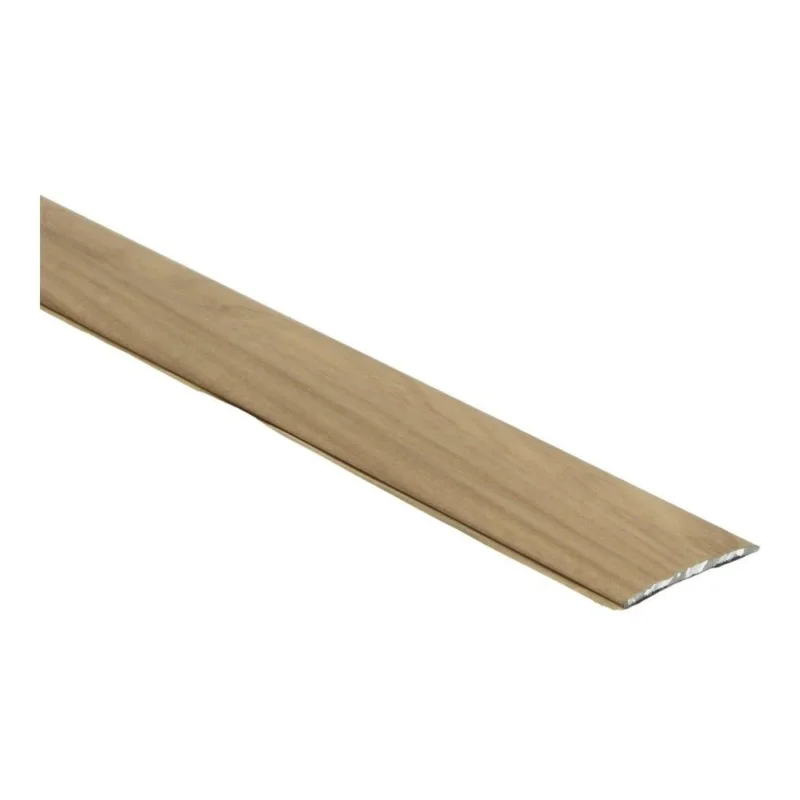 Nieuw 38 mm brede ahorn donker dilatatieprofiel voor laminaat en PVC