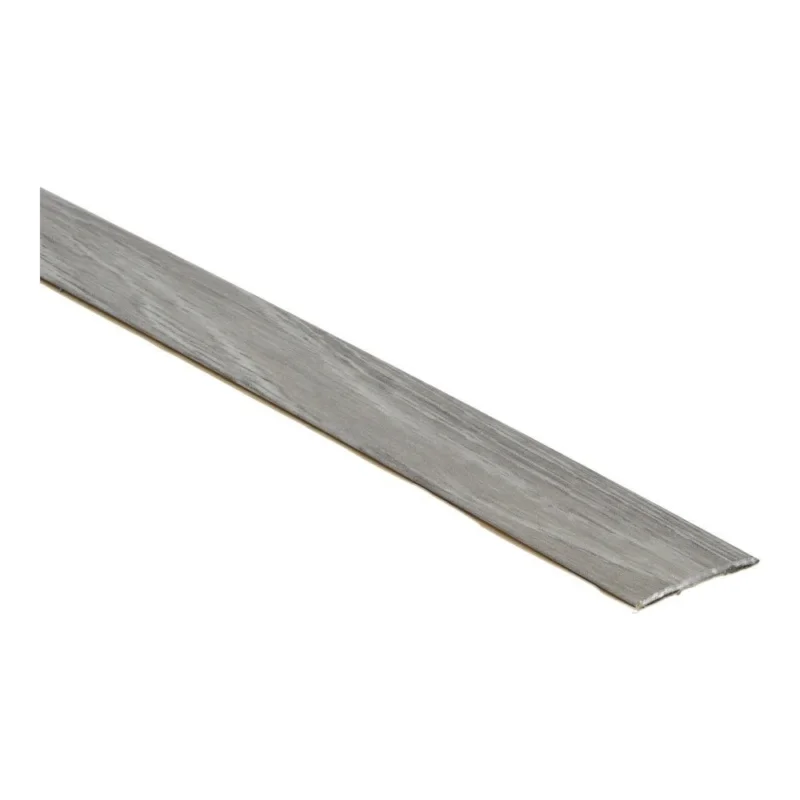 Gecertificeerd 38 mm brede scarlet oak light grey dilatatieprofiel voor laminaat en PVC