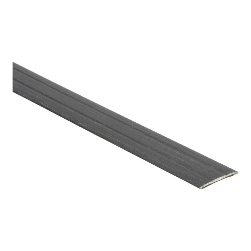 Superprijs 38 mm brede trendy zwart dilatatieprofiel voor laminaat en PVC