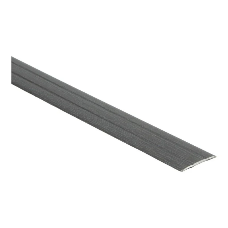 38 mm brede zwart geolied dilatatieprofiel voor laminaat en PVC Direct Beschikbaar