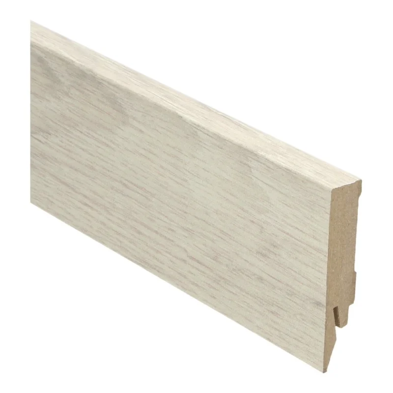 eiken polar rechte hoge plint voor laminaat, pvc en parket Bestseller