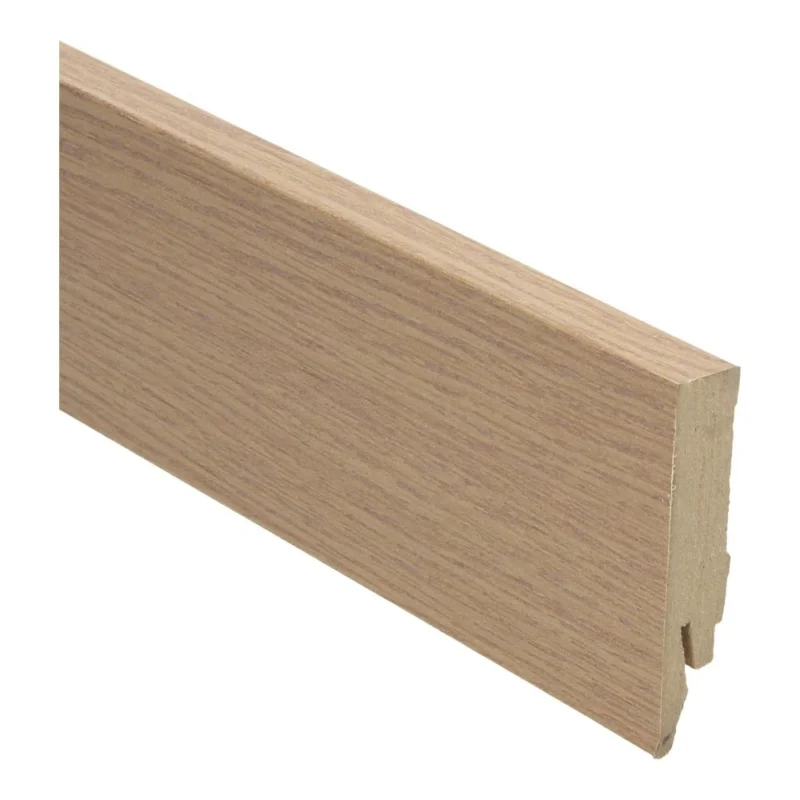Betrouwbaar eiken select rechte hoge plint voor laminaat, pvc en parket