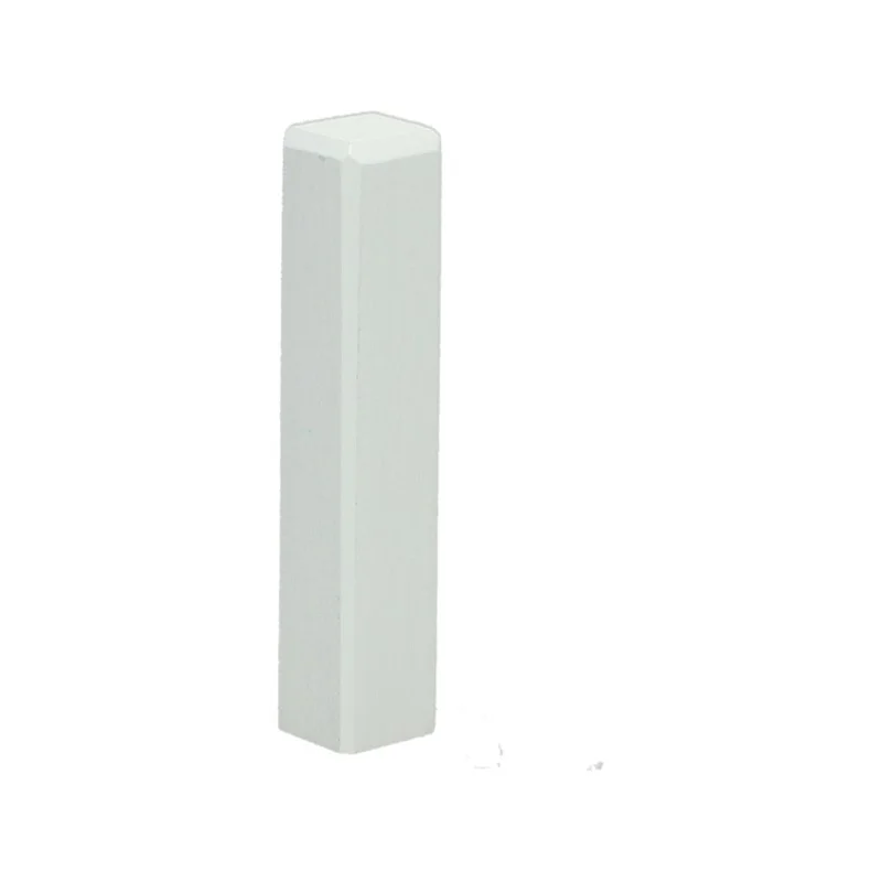 Exclusieve Aanbieding Hoek/ eindstuk voor moderne plint 70x12 wit RAL 9016