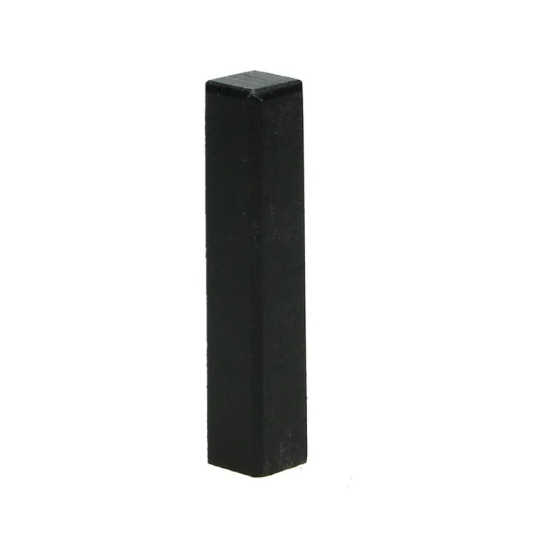 Hoek/eindstuk voor moderne plint 70x12 zwart RAL9005 Flitsaanbieding