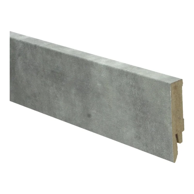 Flitsaanbieding Jazz grey rechte hoge plint voor laminaat, pvc en parket