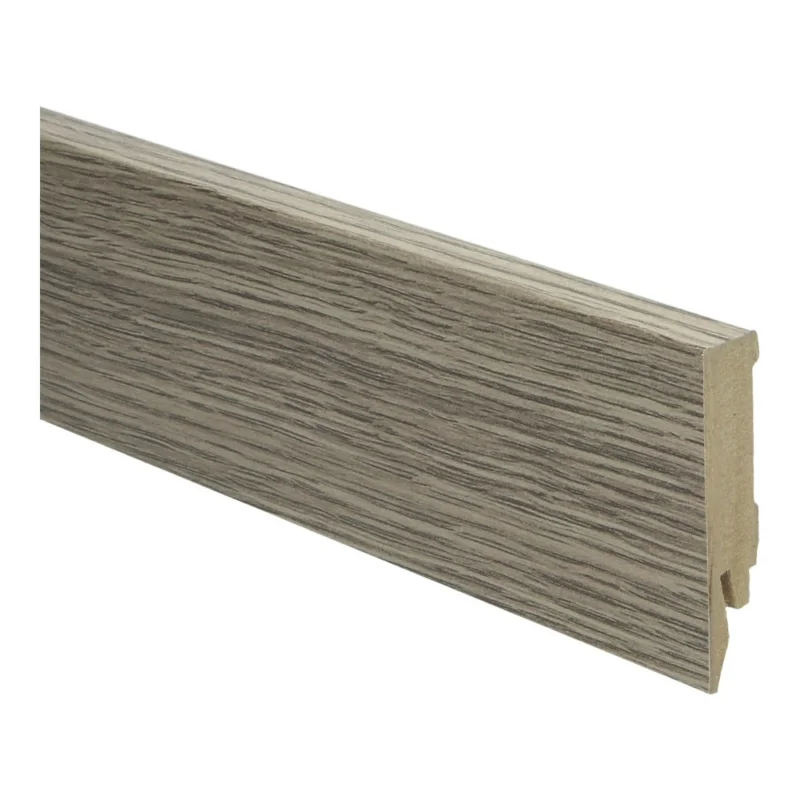 Lage Kosten kasteel eiken rechte hoge plint voor laminaat, pvc en parket