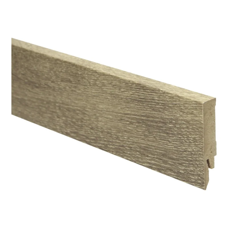 Hete Deal licht eiken geolied rechte hoge plint voor laminaat, pvc en parket
