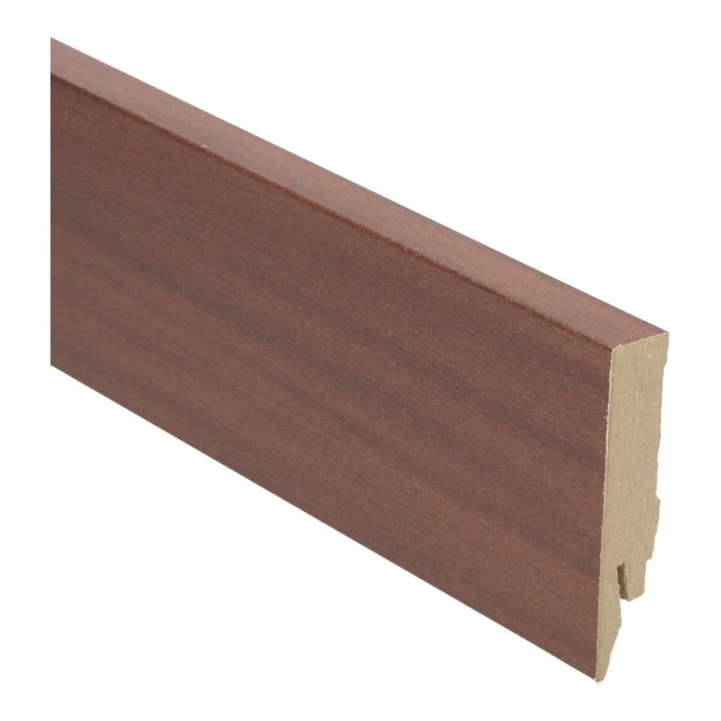 Betaalbaar newport mahonie rechte hoge plint voor laminaat, pvc en parket