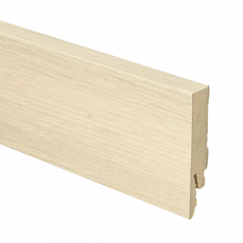 warm wit rechte hoge plint voor laminaat, pvc en parket Superprijs