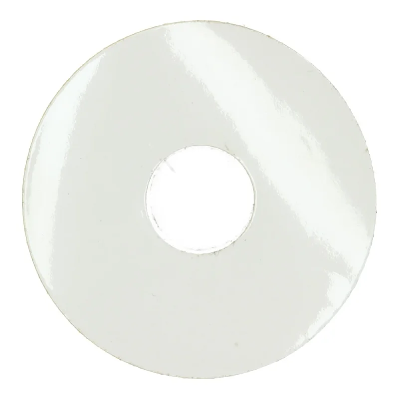Shop Nu Zelfklevende rozetten hoogglans wit voor laminaat en PVC vloeren