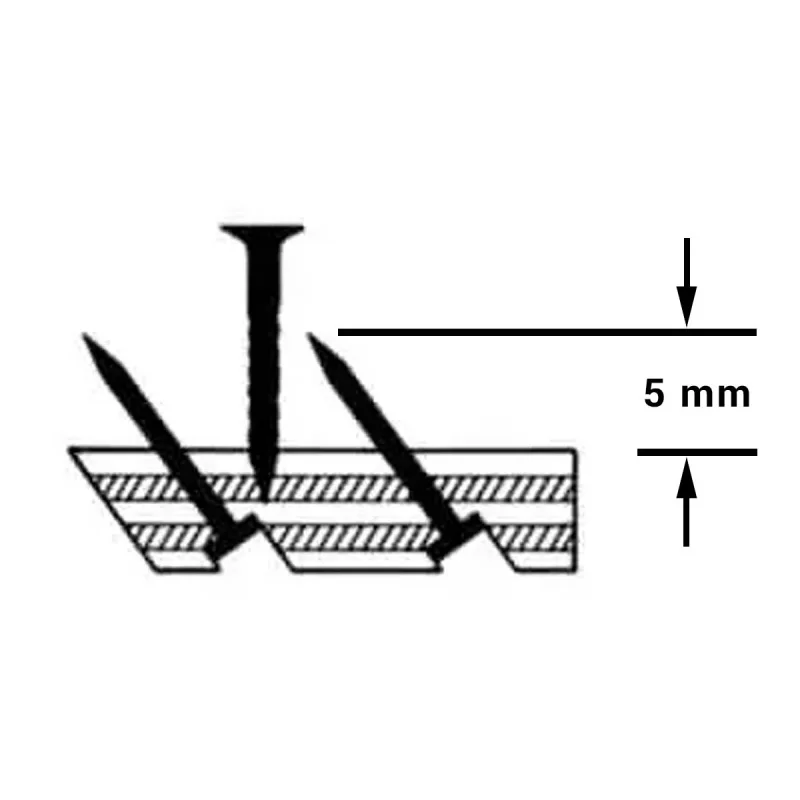 Fabrieksprijs Smoothedge tapijtlat combinagel 20x5mm 1,52m 100st