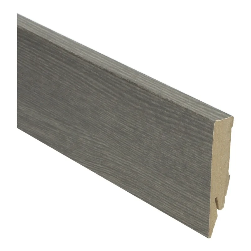 titanium eik rechte hoge plint voor laminaat, pvc en parket Gereduceerde Prijs