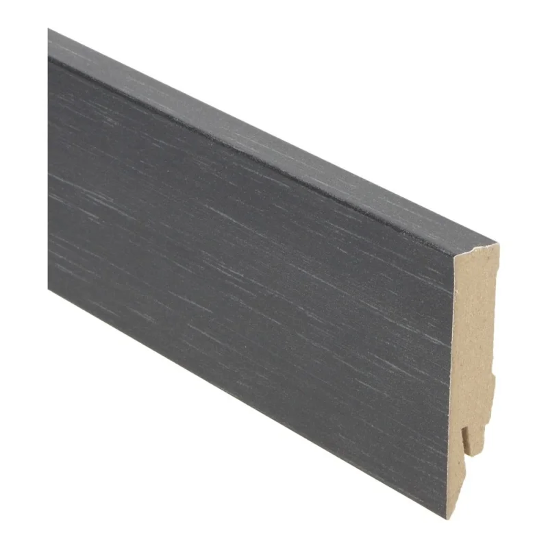 Beste Prijs trendy zwart rechte hoge plint voor laminaat, pvc en parket