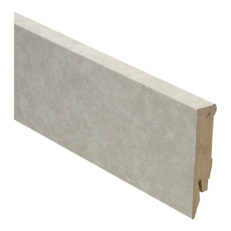 Valley Stone light rechte hoge plint voor laminaat, pvc en parket Premium