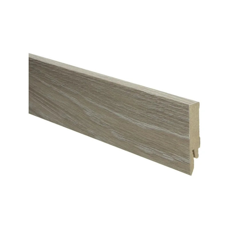 Laatste Kans verouderd eiken naturel rechte hoge plint voor laminaat, pvc en parket