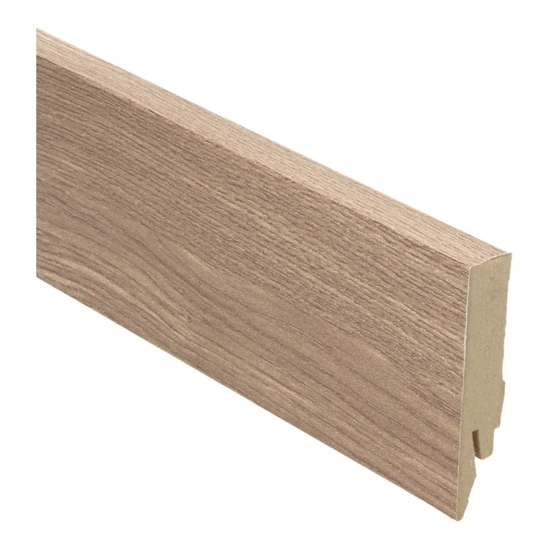 vintage eik natuurvern. rechte hoge plint voor laminaat, pvc en parket Gratis Retour