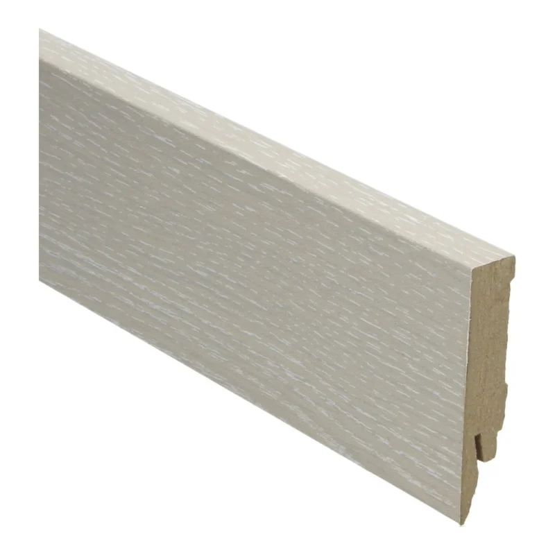 Op = Op xenon rechte hoge plint voor laminaat, pvc en parket