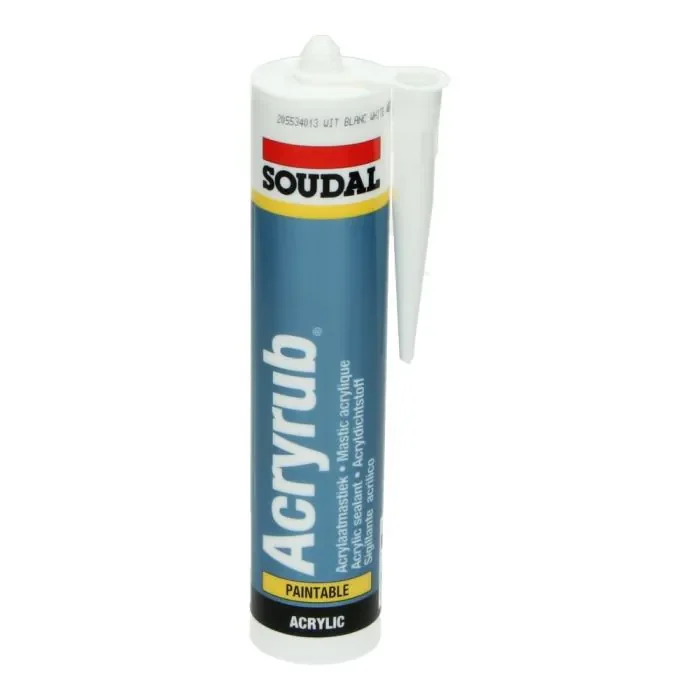 Flitsaanbieding Acrylaat afwerkkit 310ml wit (overschilderbaar) - 96840 / 0701030