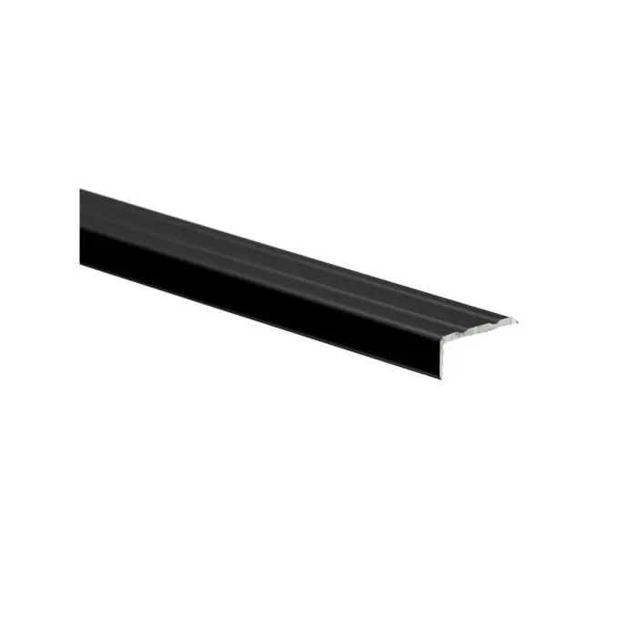 Hoeklijnprofiel zelfklevend 10mm Zwart 100cm - 69104 Premium