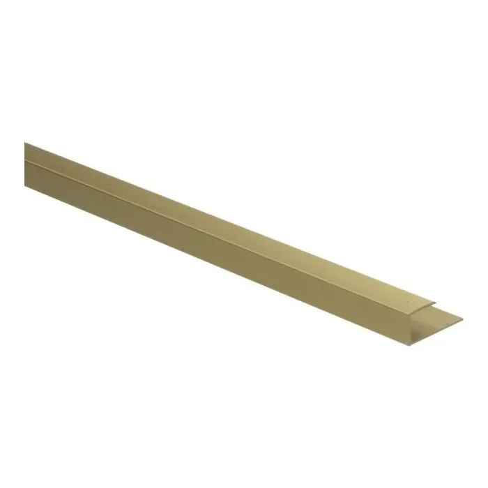 U-profiel verlijmen 10.1mm Goud 270cm - 61225 Direct Verzonden