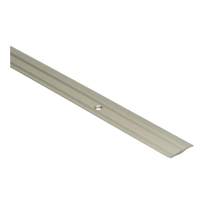 Snelle Levering PVC overgangsprofiel schroef 2.5-5mm RVS 270cm - 50156