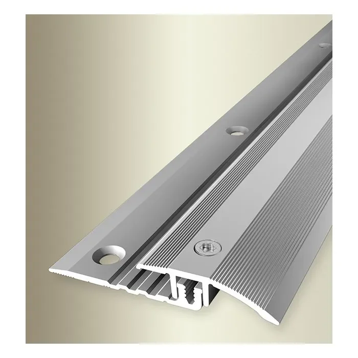 Overgangsprofiel Kuberit schroef 4-9.5mm Zilver 100cm - 51716 Premium