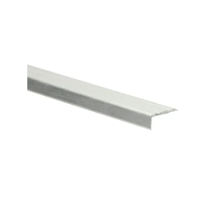 Hoeklijnprofiel zelfklevend 10mm Zilver geborsteld 100cm - 69108 Hete Deal
