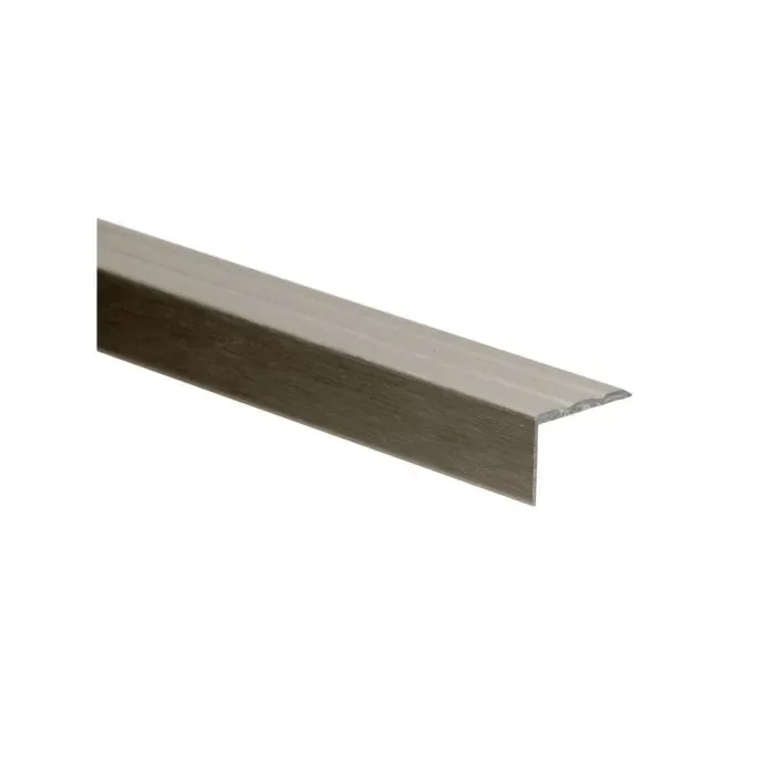 Finale Uitverkoop Hoeklijnprofiel zelfklevend 17mm RVS geborsteld 100cm - 69307
