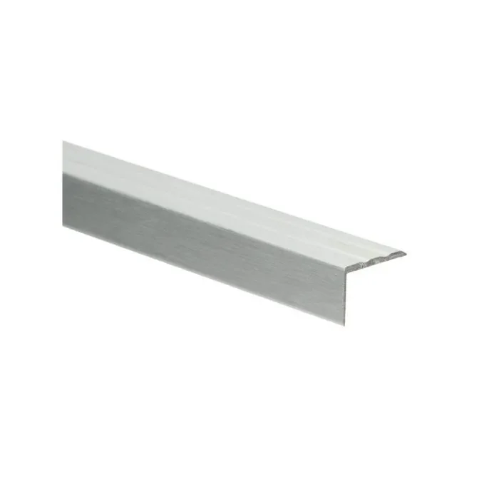 Hoeklijnprofiel zelfklevend 17mm Zilver geborsteld 100cm - 69308 Gratis Retour