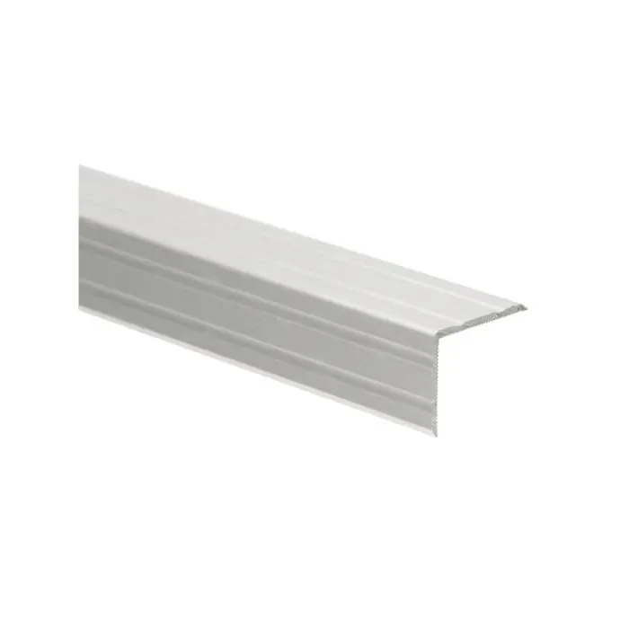 Duo-hoeklijn zelfklevend 24.5x30mm Zilver geborsteld 100cm - 69408 Beste Prijs