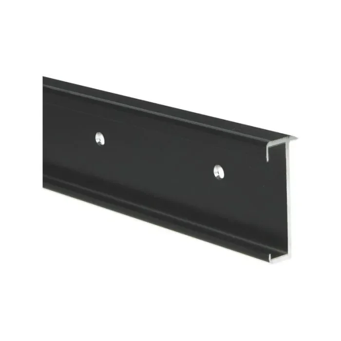 Koop Vandaag Universeel Trapneusprofiel 60mm schroef Zwart tbv Laminaat 7-9,5mm - 65314